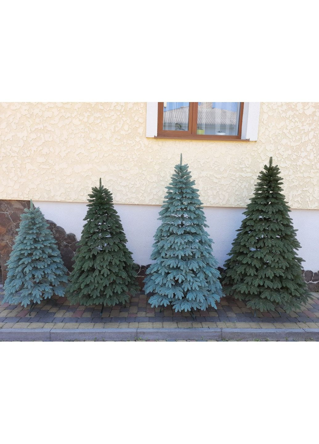 Ялинка штучна лита SGX Швейцарська 1.50 м. блакитна Yalynkar (366964261)