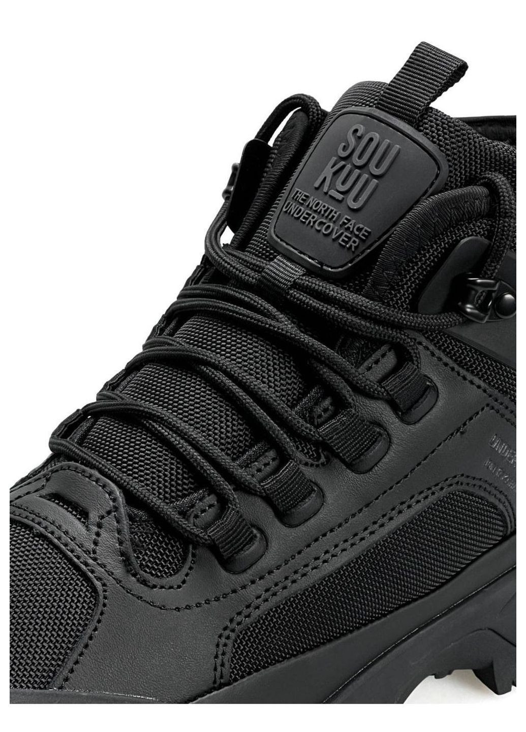 Черные зимние кроссовки мужские No Brand