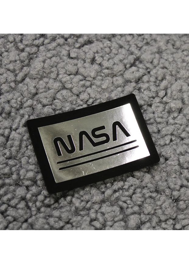 Нашивка "NASA" черного цвета с серебром (4541) No Brand (362347198)