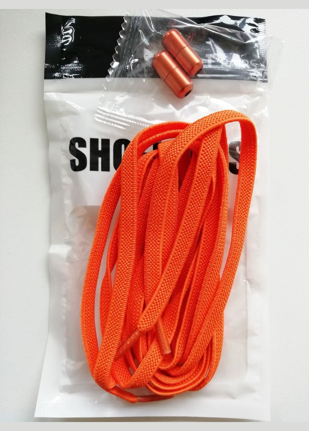 Эластичные плоские шнурки 6мм с закрутками PRC (305391604)