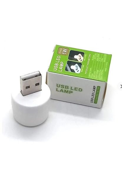 Портативная светодиодная USB лампа 1w минисветильник подсветка фонарик ночник в ноутбуке или powerbank Almina (296108057)
