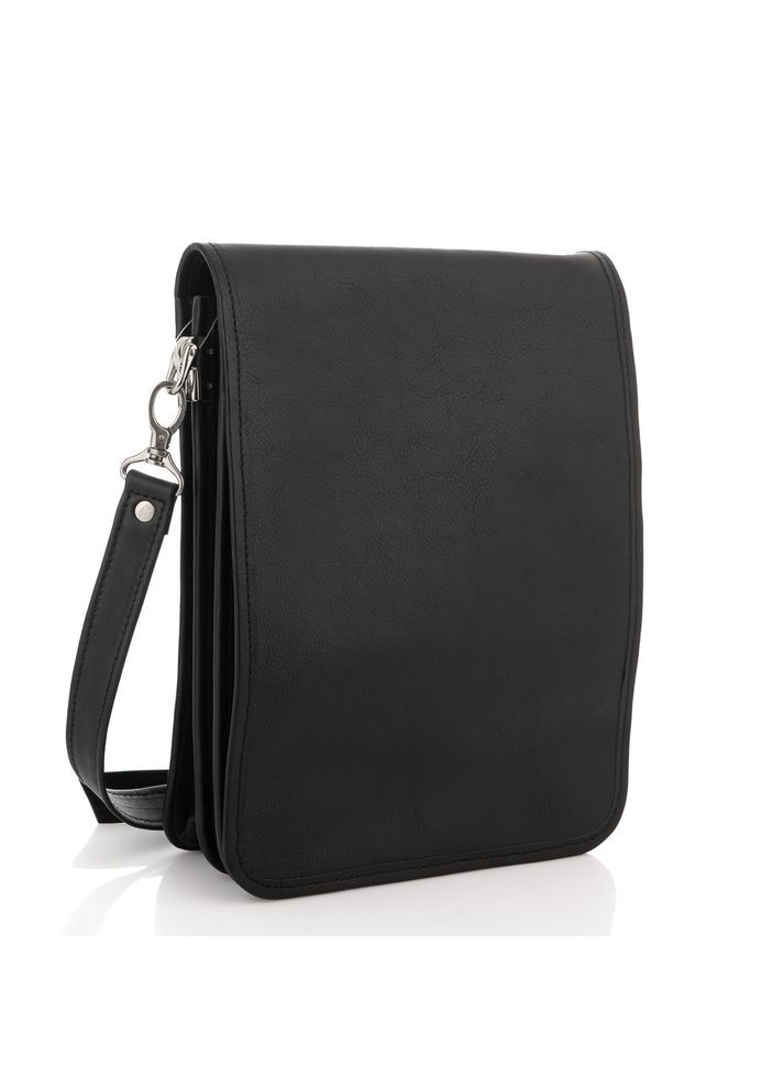 Чорна шкіряна сумка через плече з шкіряним підкладом N4227GA Newery (303830639)