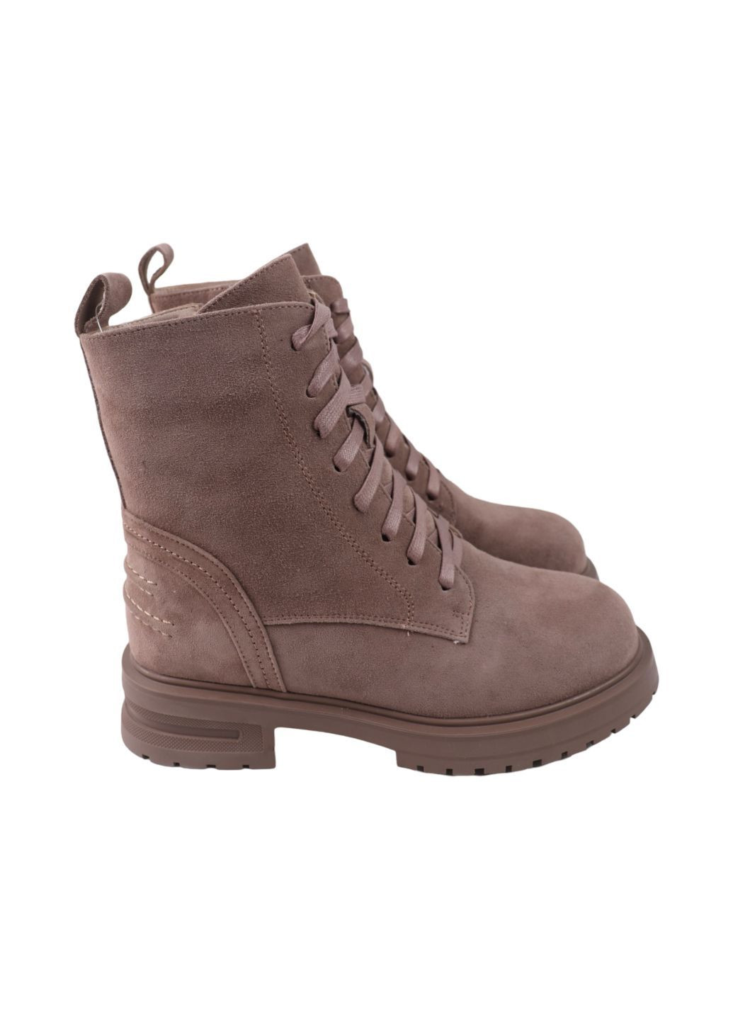 ботинки женские капучино натуральная замша FARINNI