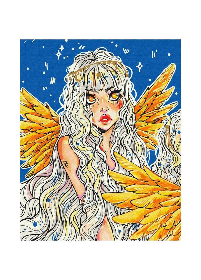 Картина за номерами "Казковий янгол" KHO5085 No Brand (330608271)