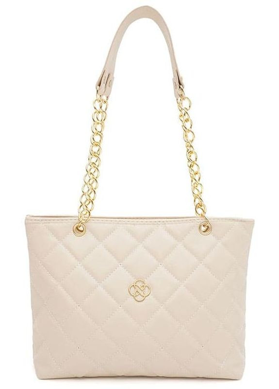 Сумка шоппер женская из экокожи на плечо средняя Белый 39050 Monsen (353302668)