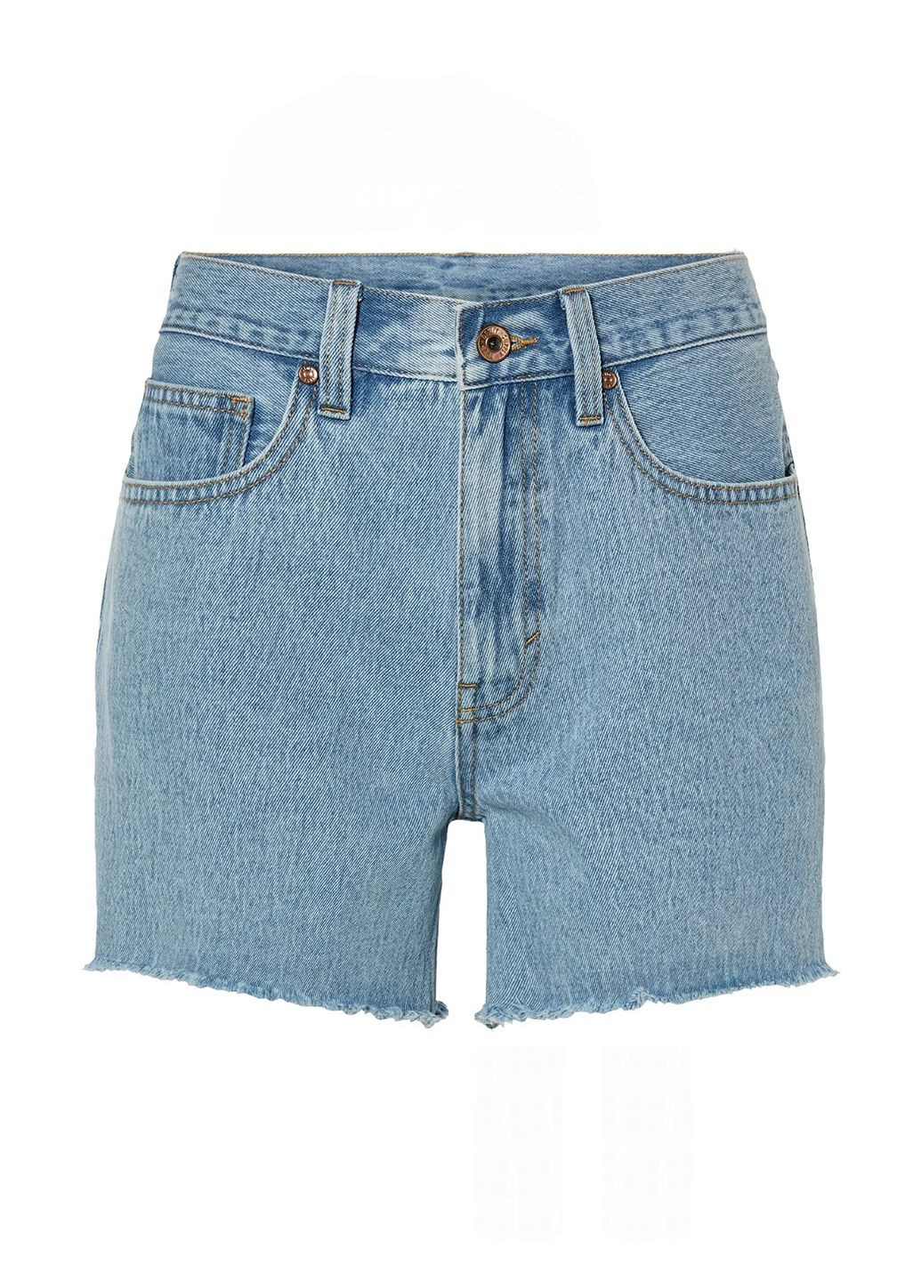 Женские джинсовые шорты с высокой посадкой с бахромой Esmara (338887804)