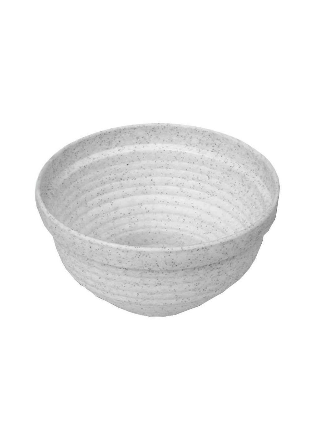 Горщик для квітів 2л 210мм хвил. без підст. білий ТМ Консенсус (303418121)