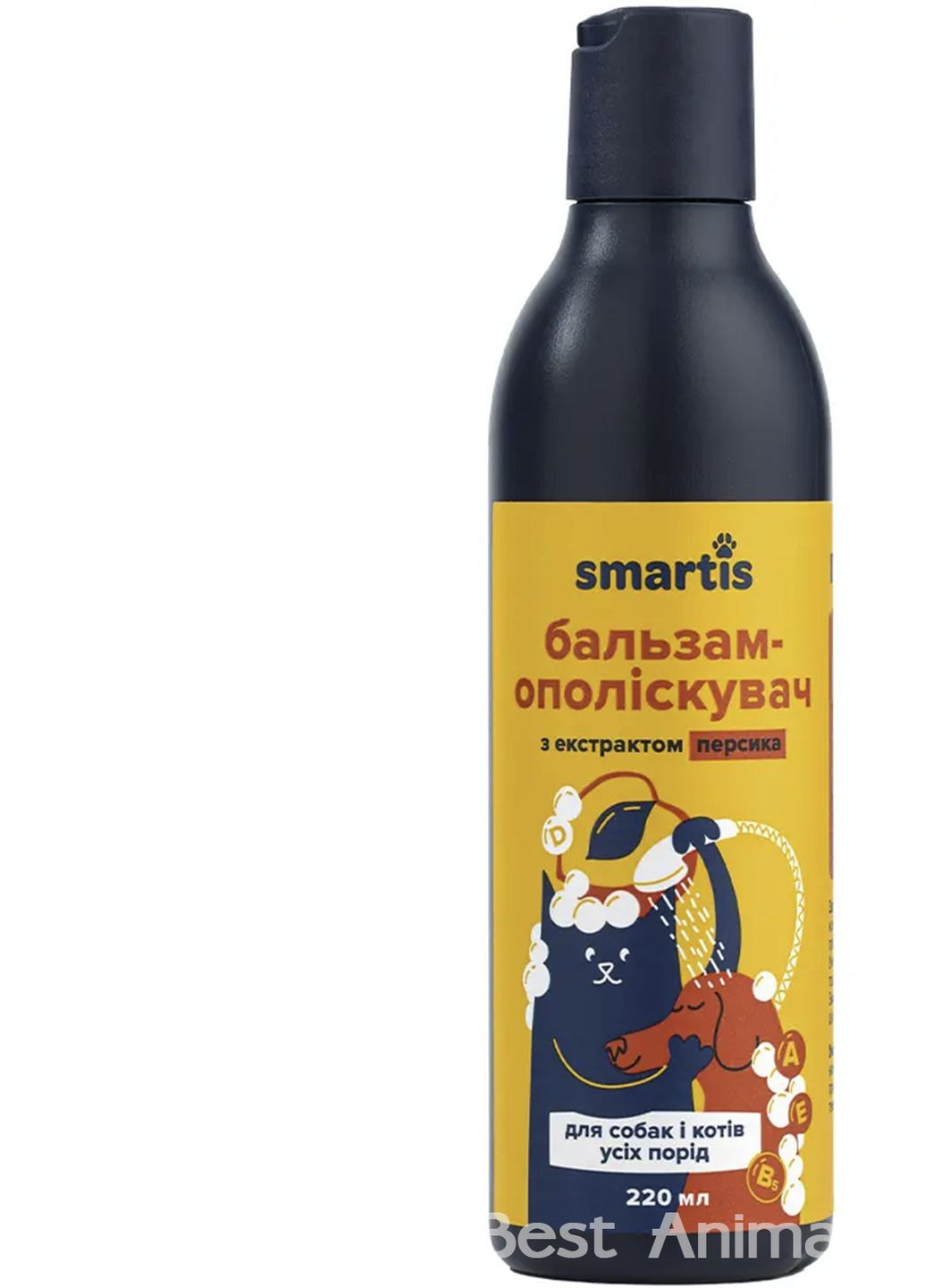 Бальзам ополаскиватель для собак с экстрактом персика 220 мл Smartis (351479627)