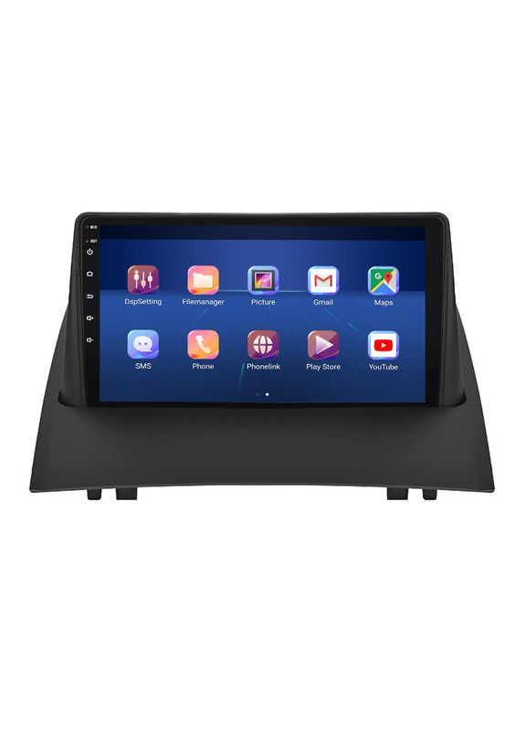 Штатна магнітола для Renault Megane II Рестайлінг 2006-2009 екран 9" 6/128Gb 4G Wi-Fi GPS Top 3шт Lesko (336195060)