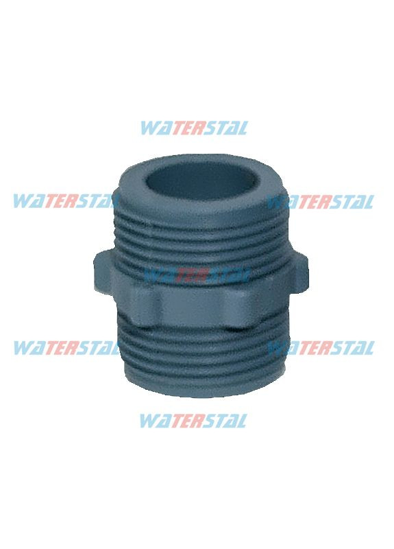 Ніпель 3/4 (пластик) Н-34 для з'єднання шланга пральної машини Waterstal (335425875)