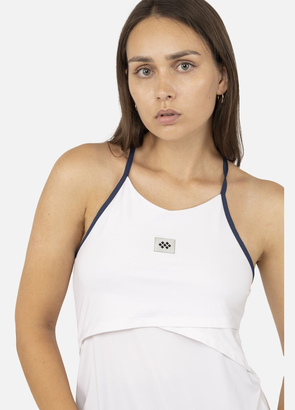 Жіноча спортивна майка колір білий ЦБ-00259995 Tommy Life — 302489235