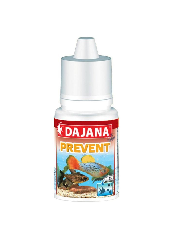 DAJANA PREVENT Засіб для дезінфекції акваріумної води: нові рибки, живий корм, 20 мл DP506V(D189) Dajana Pet (278309413)