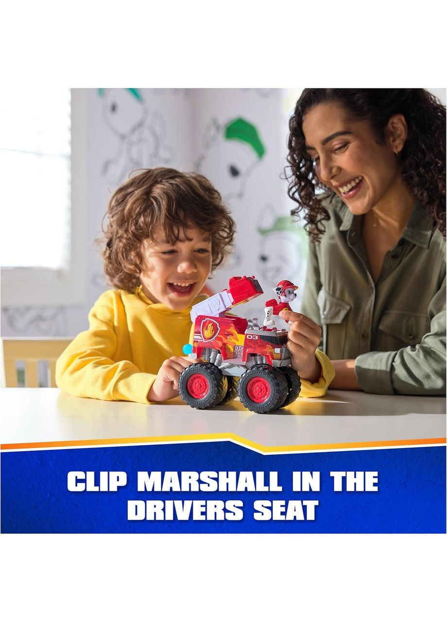 Paw Patrol Rescue Wheels Пожарный автомобиль с водителем Маршал серии Мега колеса Щенячий патруль Оригинал Spin Master (365251680)