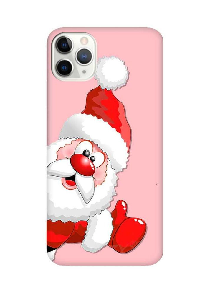 Матовый чехол на iPhone 11 Pro Max:: Санта-Клаус (новогодний принт 151) Creative (362962347)
