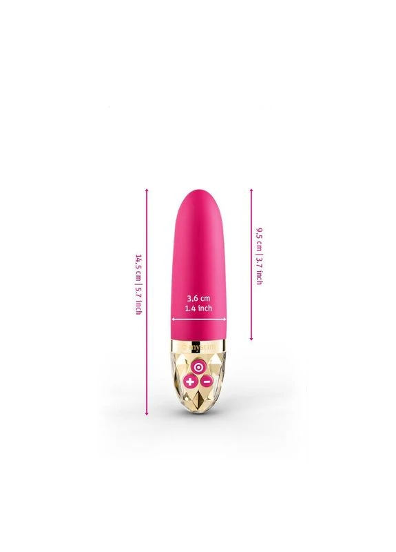 Вібратор Sleak Freak Pink, 8 режимів, внутрішня та зовнішня стимуляція Mystim (332209636)