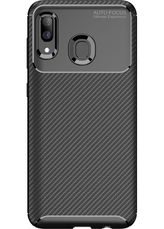 Чехолнакладка TPU Carbon Fiber 1,5mm Case Samsung Galaxy A30 Black Toto (301783912)