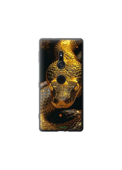 Чехол на Sony Xperia XZ2 H8266 Golden snake "6072u-1378-2448" Endorphone (365809818)