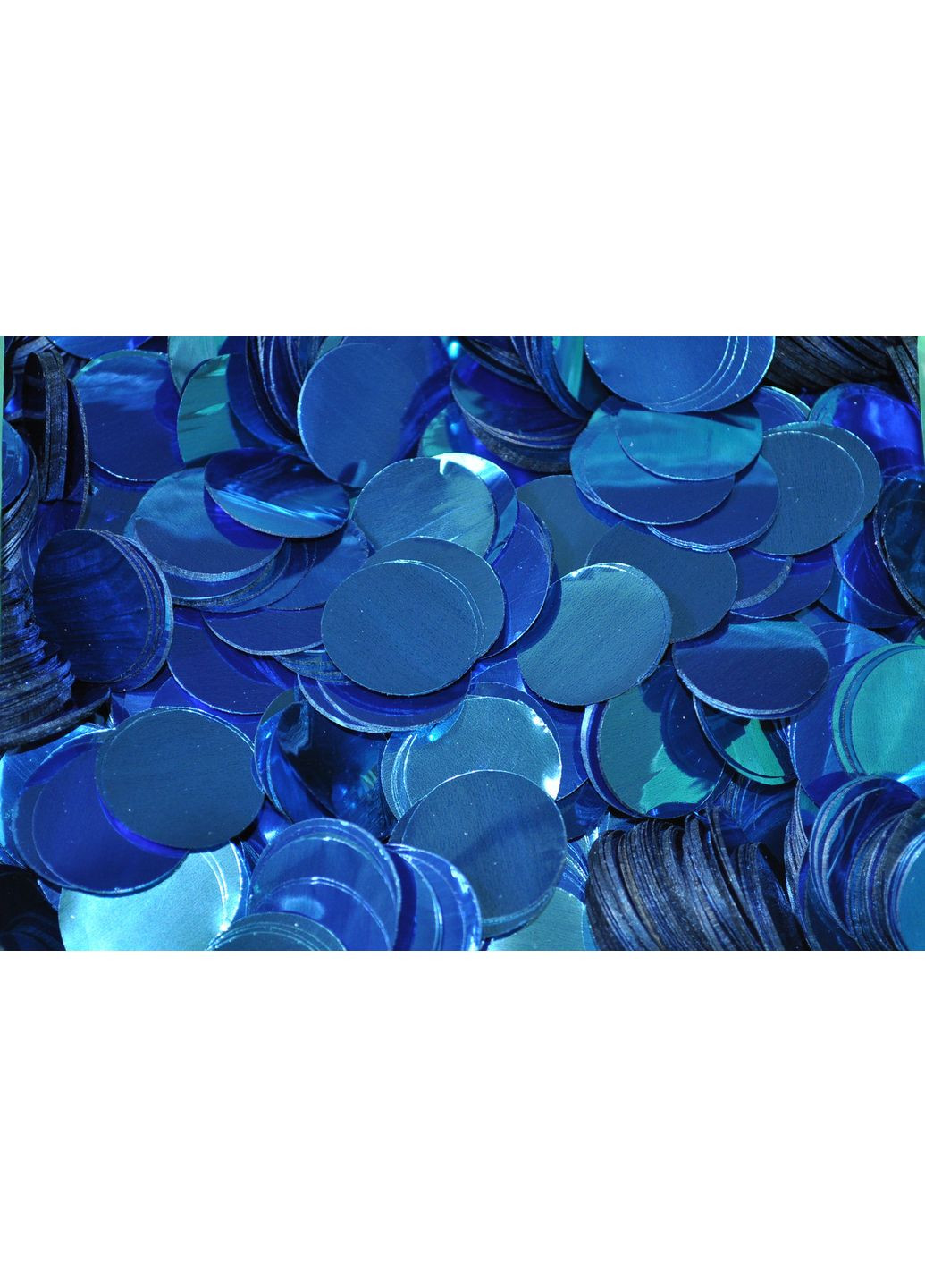 Синие кружочки двухсторонние фольгированные No Brand (368969884)