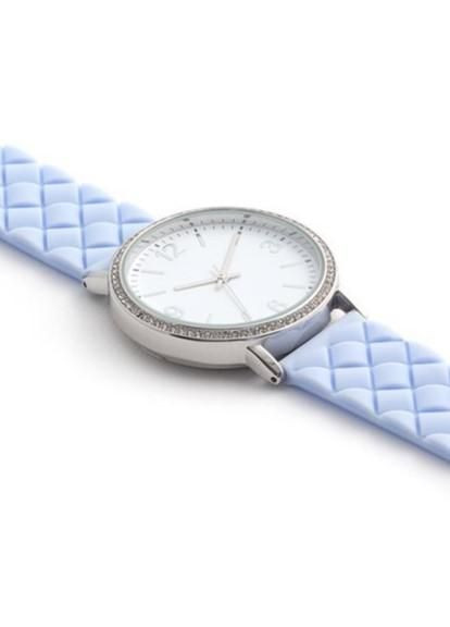 Часы Violette с силиконовым ремешком – голубые Avon (289479930)