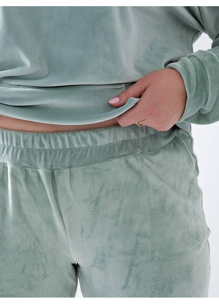 Костюм велюр, арт. А-419, мятного цвета Aiza (363041971)