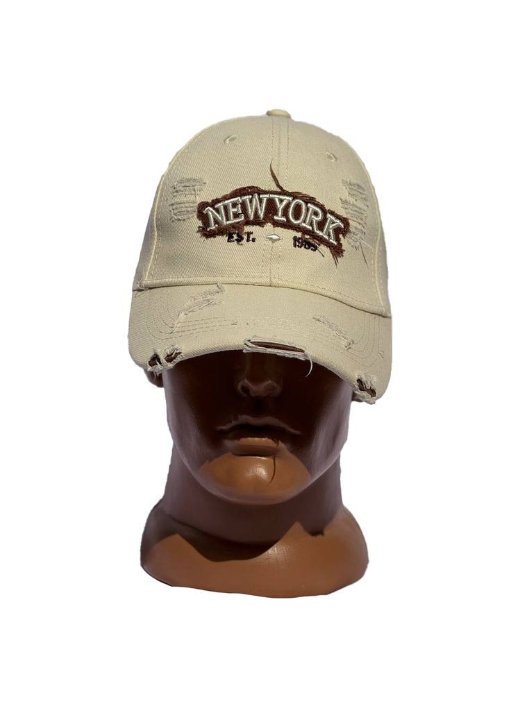 Кепка бежева чоловіча - вишуканий мінімалізм для твого стилю No Brand (362356155)