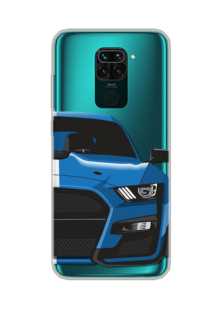 Чехол на Xiaomi Redmi Note 9 Авто синее (принт 229) Creative (359489954)