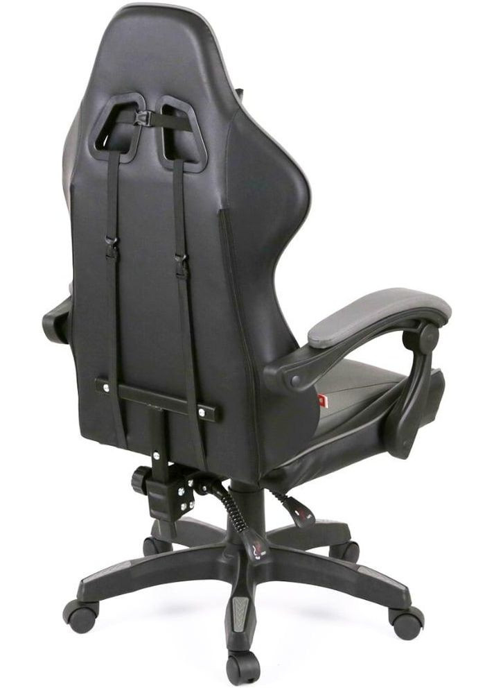 Крісло геймерське Бешкет ANF підліткове (PU-чорний/сірий) Аклас (360546051)