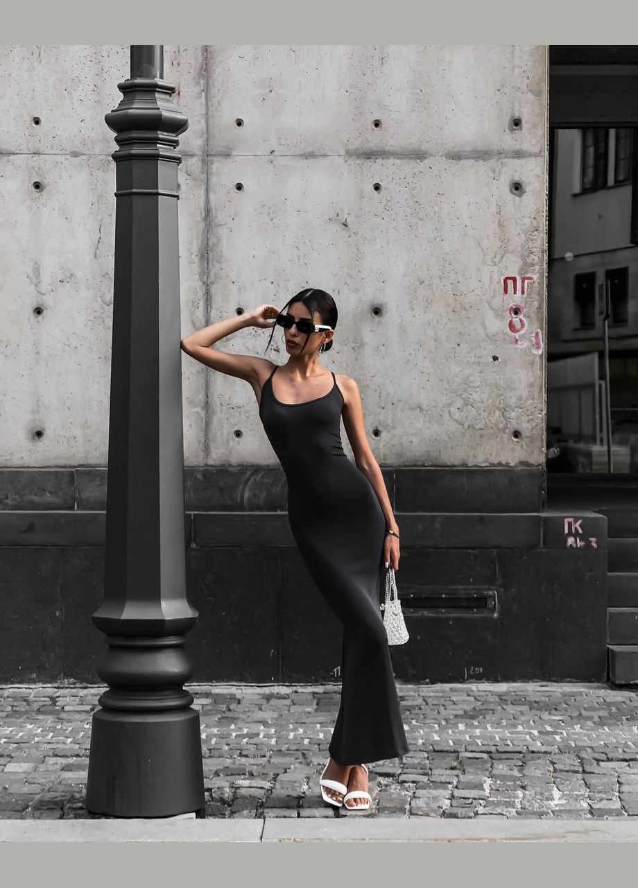 Черное коктейльное, повседневный, кэжуал, джинсовое, вечернее платье женское Україна однотонное