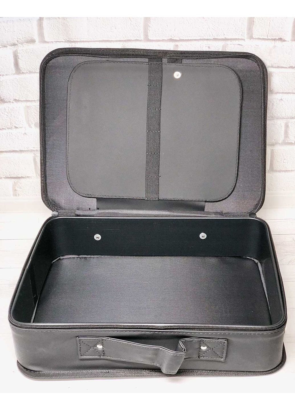 Валіза Barber 2в1 S-012 (чорний, шкірозамінник) YRE (359459540)