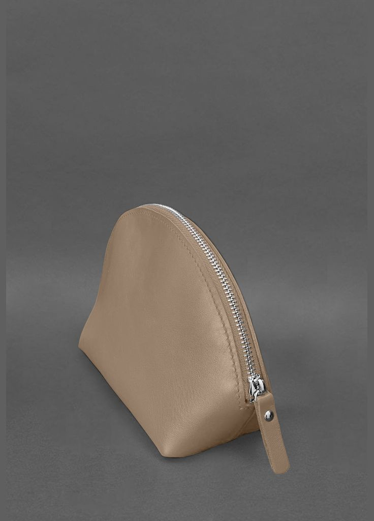 Женская кожаная косметичка 8.0 Светло-бежевая (A-028820) BlankNote (329743005)