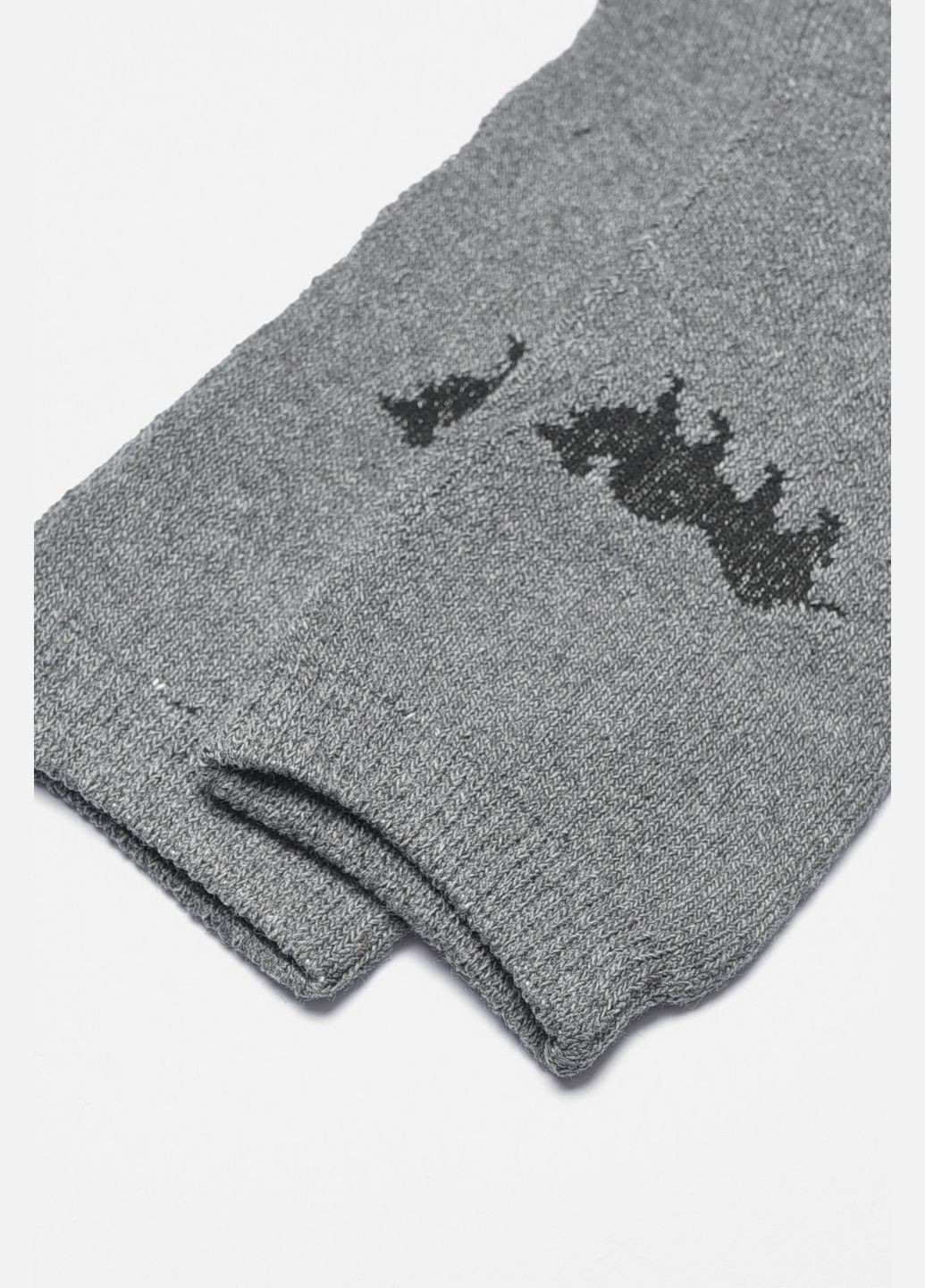 Сірі шкарпетки чоловічі махрові сірого кольору Let's Shop однотонні (306812891)