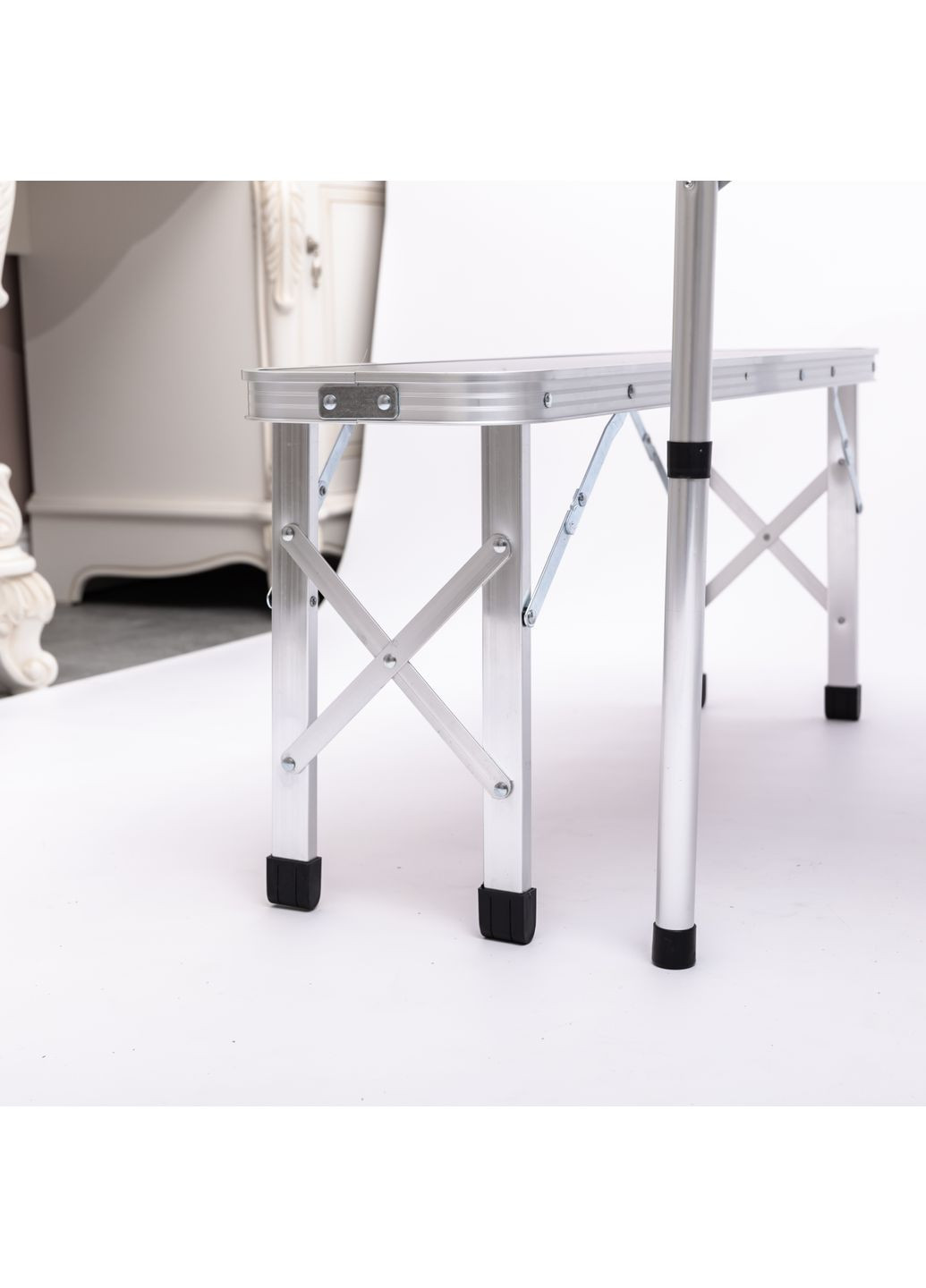 Стіл складаний і дві лавки для кемпінгу 90*60*39.5/70 см, LUGI (349446493)