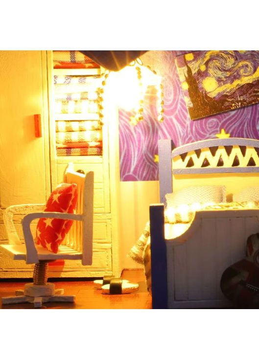 3D конструктор Румбокс со световыми эффектами "День Святого Валентина" конструктор Room Box кукольный домик своими руками(RB055) BB (360867019)