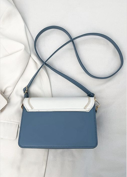 Женская сумка 6037 кросс-боди бело голубая No Brand (303323058)