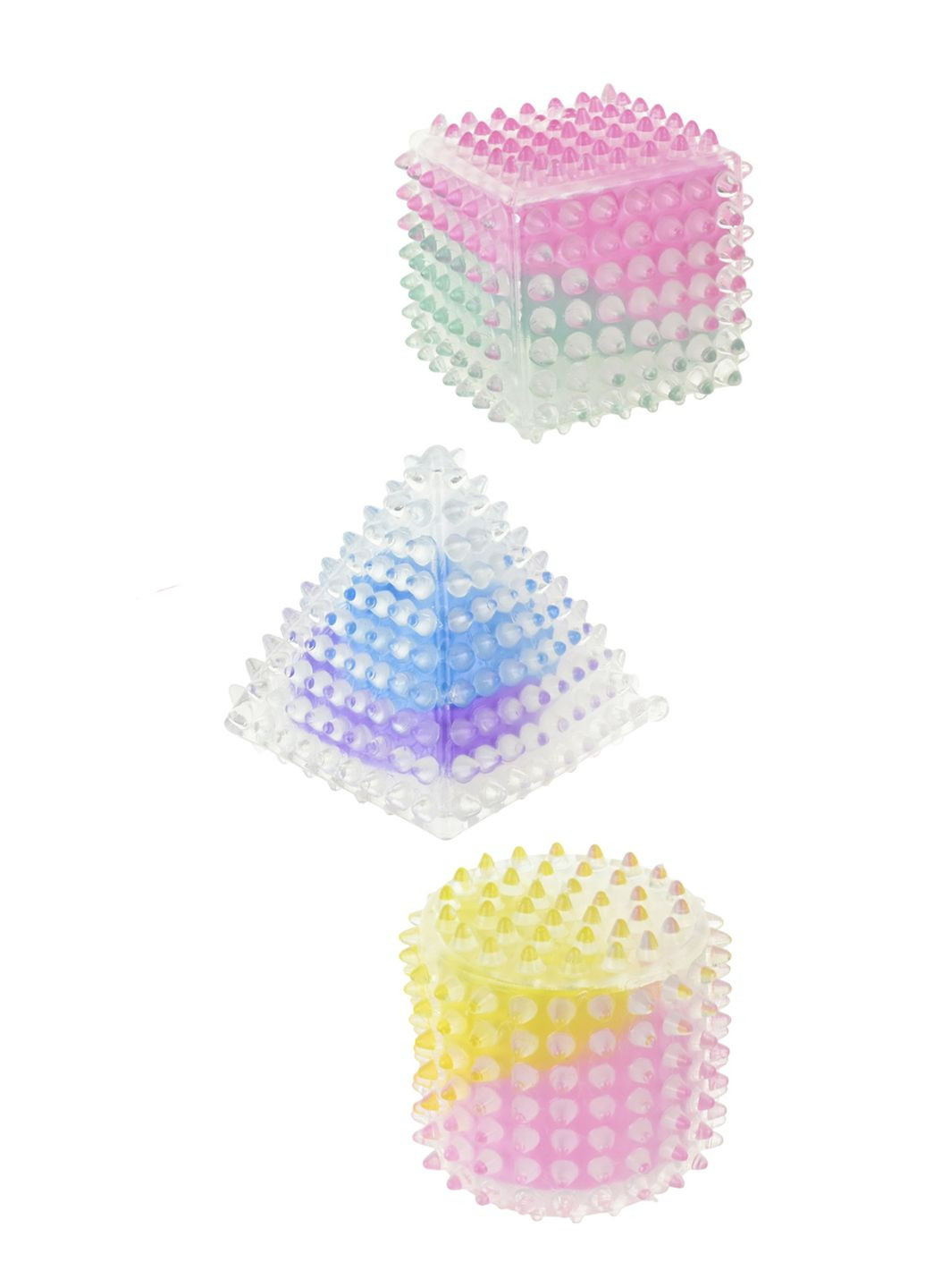 Антистрес Геометричні фігури з перлинами колір різнокольоровий CB-00271128 No Brand (319046387)