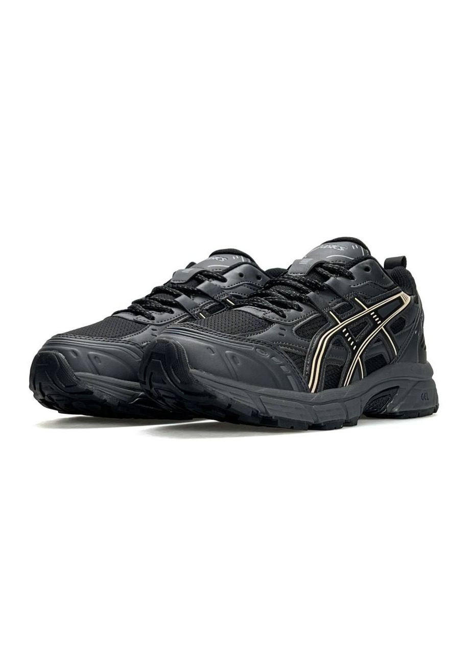 Темно-серые демисезонные кроссовки мужские asics No Brand Gel-Nunobiki GTX Dark Grey Black