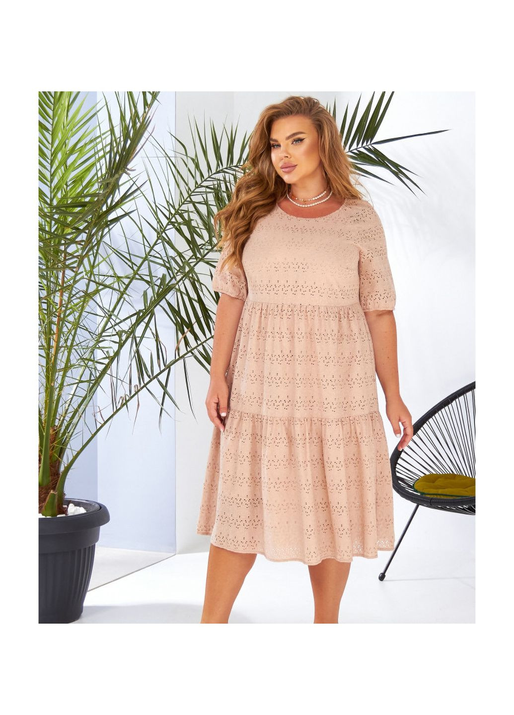 Бежевое платье Liton