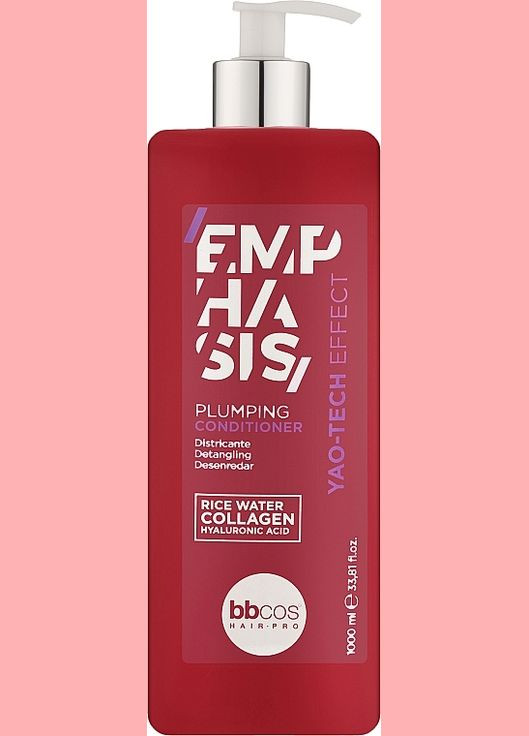 Кондиционер-наполнитель для всех типов волос Emphasis Plumping Conditioner 1000ml (1054089-193147) BBcos (368658406)