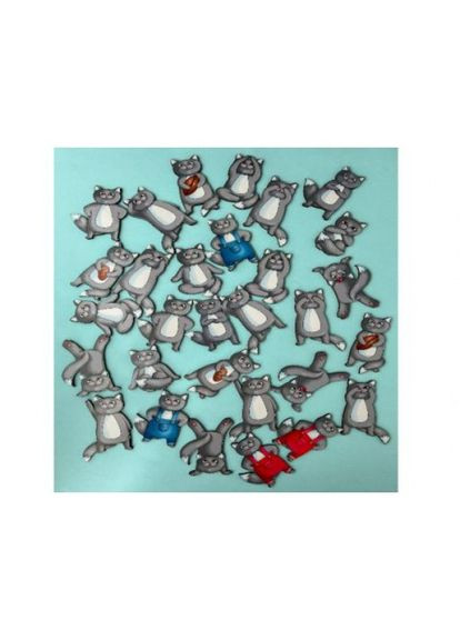 Деревянный игровой набор "Найди одинаковых кошек" Ubumblebees (318018971)