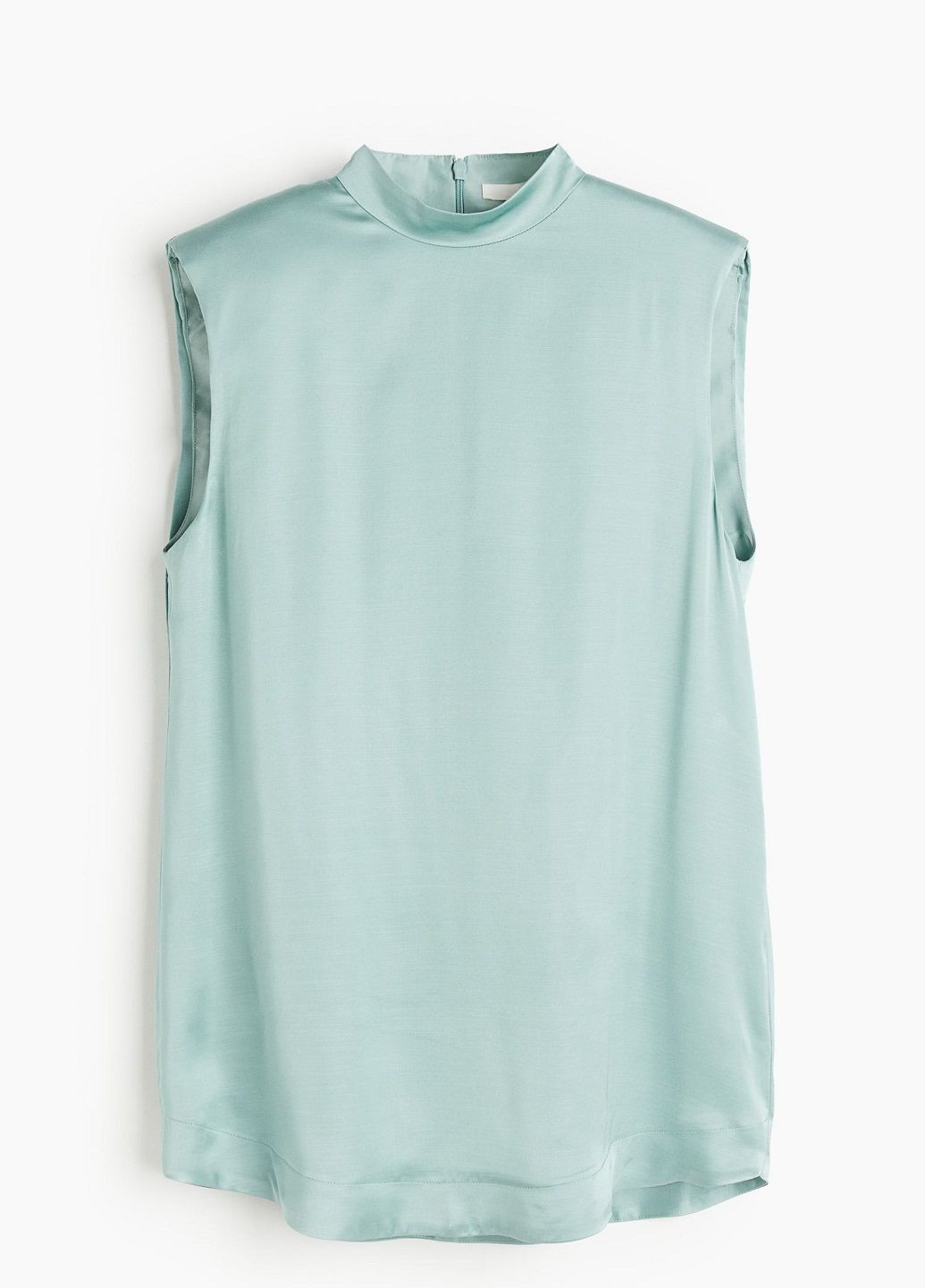Светло-бирюзовая летняя блузка H&M