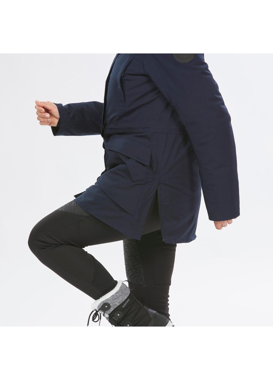 Синяя демисезонная куртка женская nh900 для туризма водонепроницаемая -20°c синяя Quechua