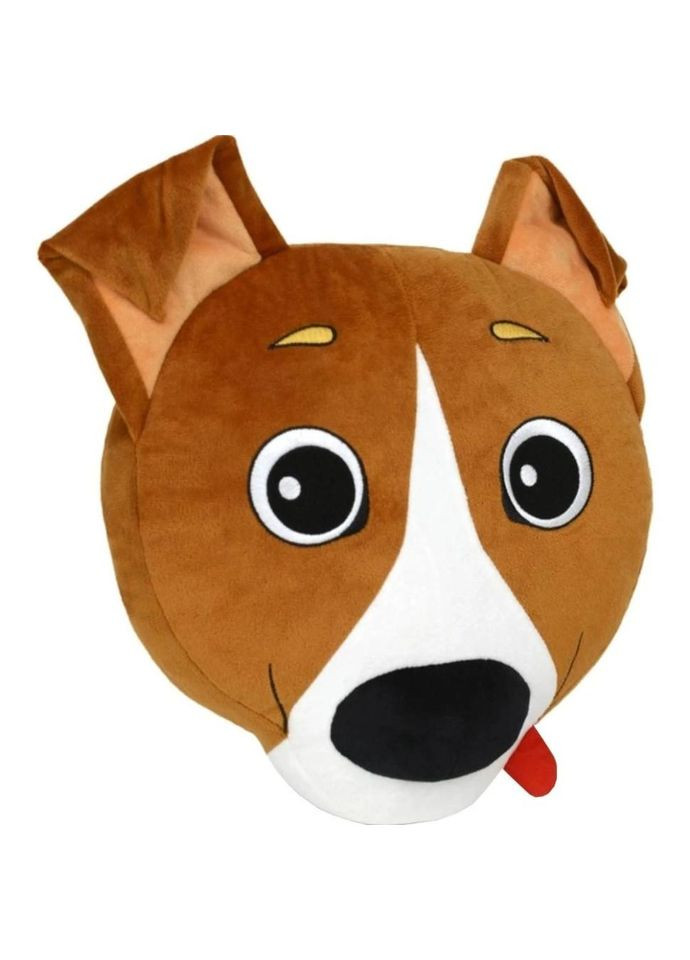 Подушка декоративна пес Патрон FWPATRONPI22WTBN2, 34 см No Brand (330601409)