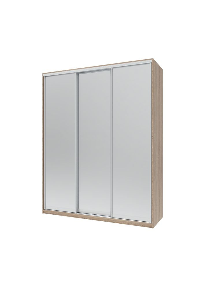 Шафа-купе трьохдверна Сіті Лайт 180х60х225 см /3 Дзеркала (DRS-011094) Doros (323485058)
