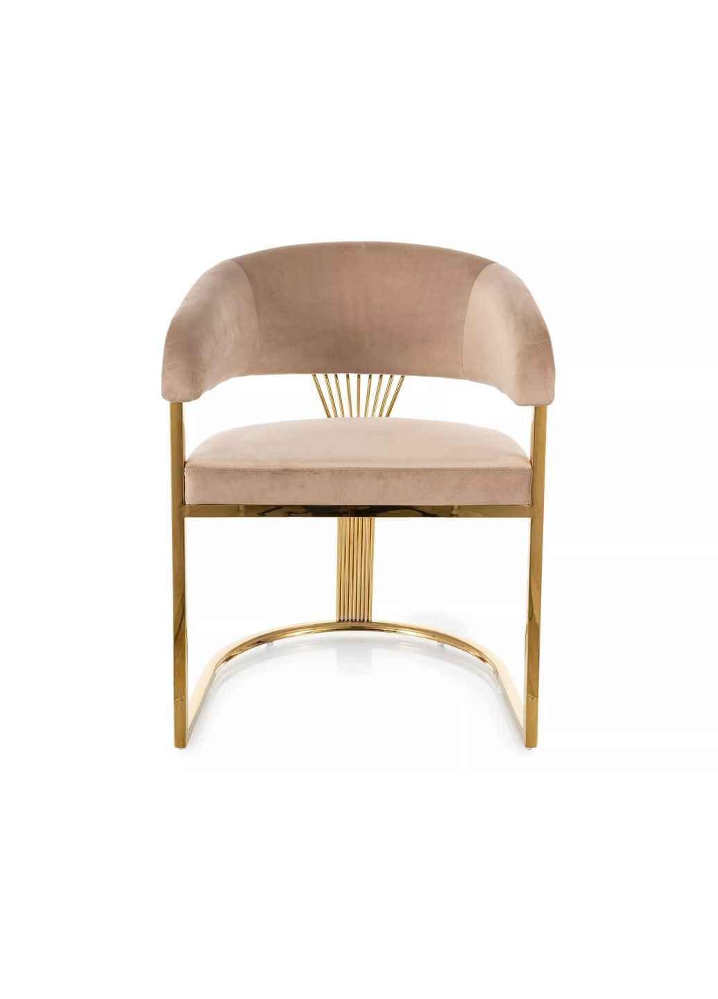 Стул кухонный CROWN VELVET золотой каркас / беж BL.28 CROWNVZLBE Signal (372178334)