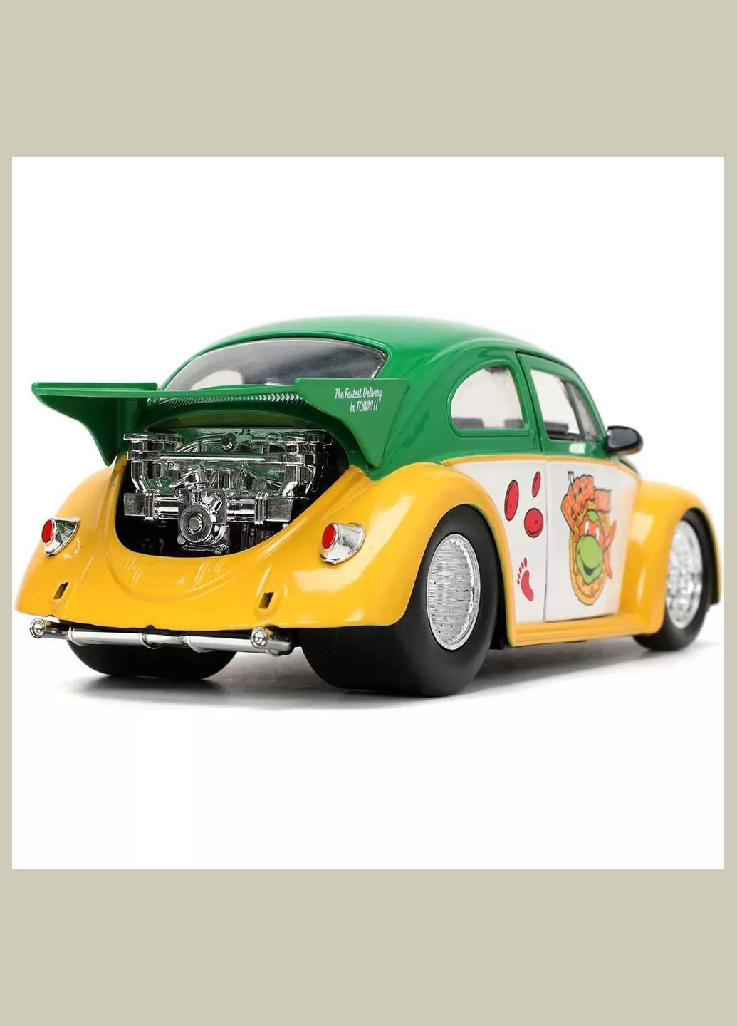 Автомодель TMNT Volkswagen Beetle 1959 з фігуркою Мікеланджело 1:24 (253285002) Jada (330057632)