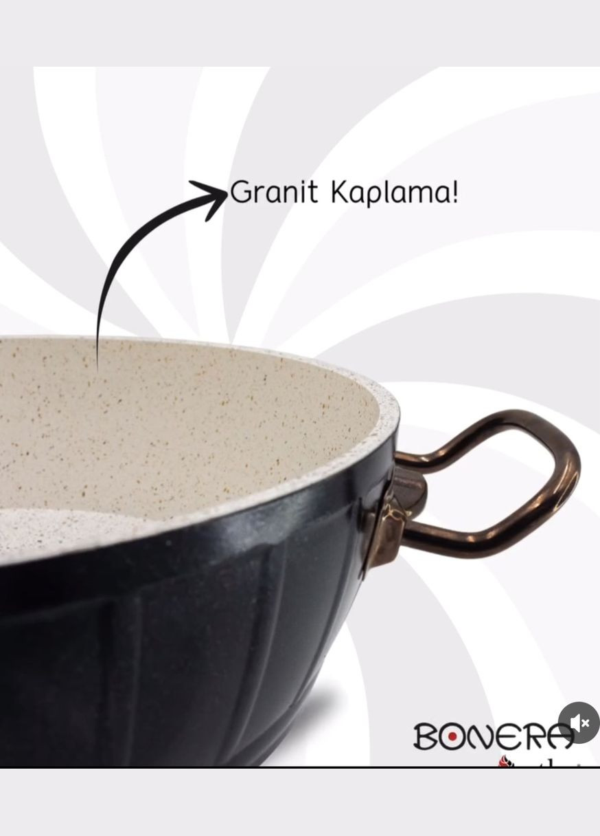 Набор кастрюль и сковороды . Черный. 7 предметов .BONERA Limited 2300 (322650169)