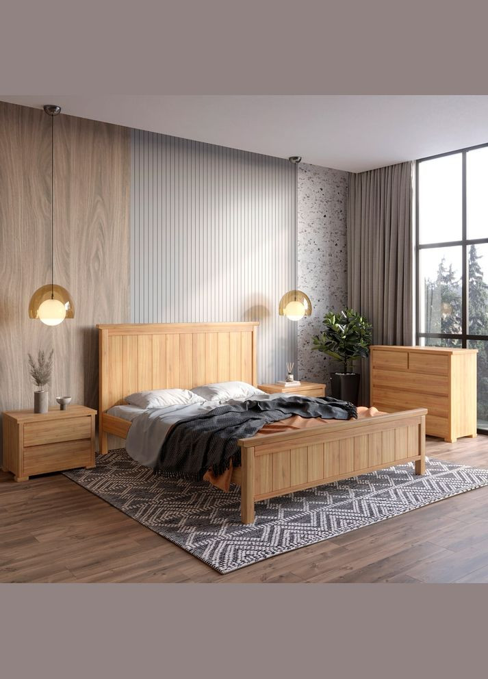 Двоспальне ліжко Вірджинія 140х190 см (MBG-1597) Mebigrand (368282639)