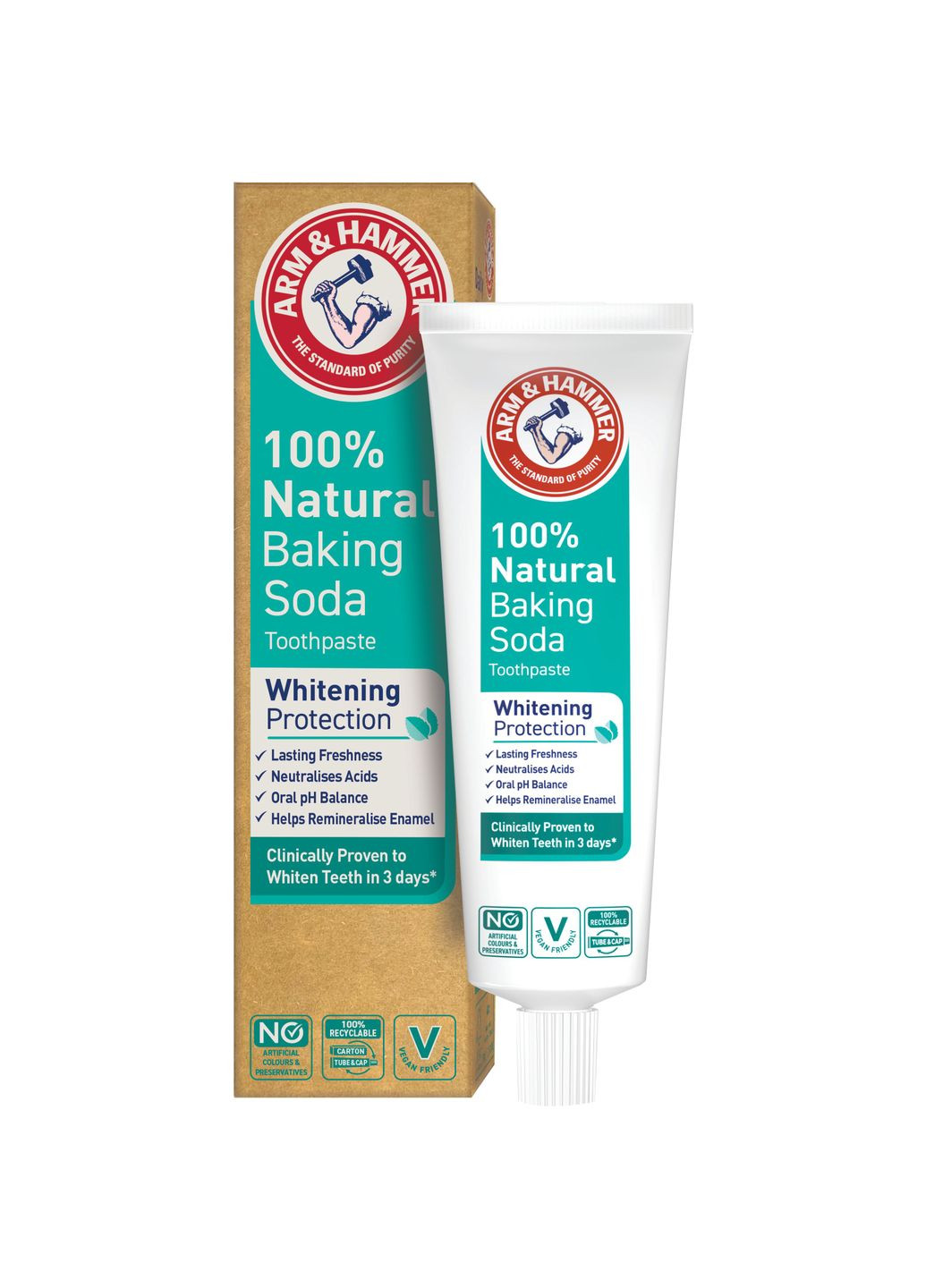 Зубна паста Arm&Hammer 100% Natural Baking Soda Toothpaste, 75 мл Arm & Hammer 507215 (348838865)