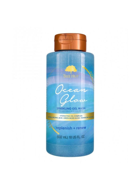 Гель для душа Ocean Glow Foaming Gel Wash, 532 мл Tree Hut питание, очищение (356603847)
