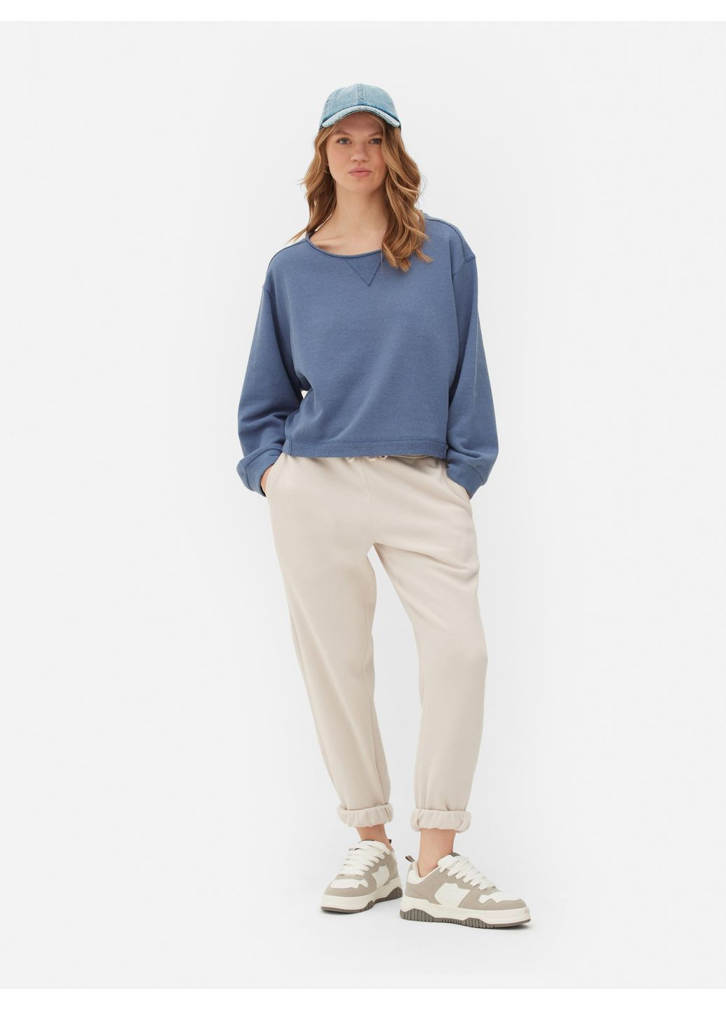 Светло-синий свитшот демисезон,бледно-синий, Primark (364504656)